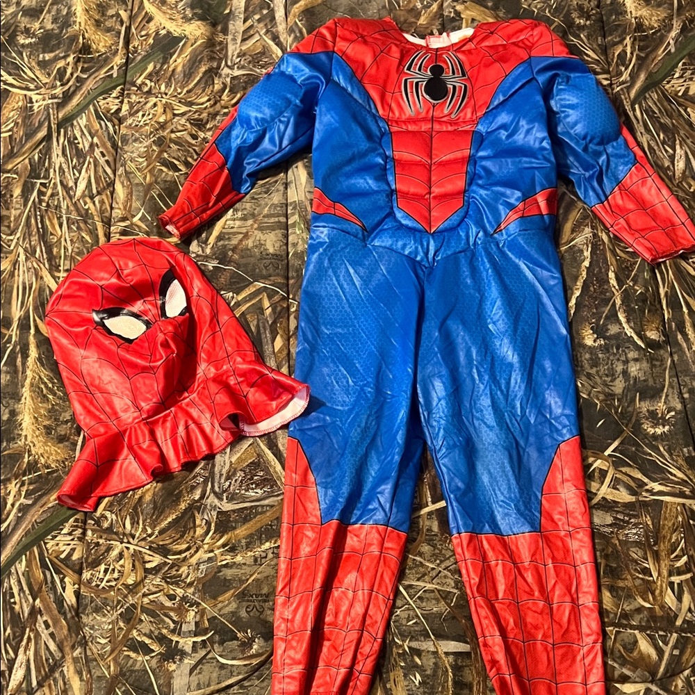 Kids Red and Blue Spider Costume